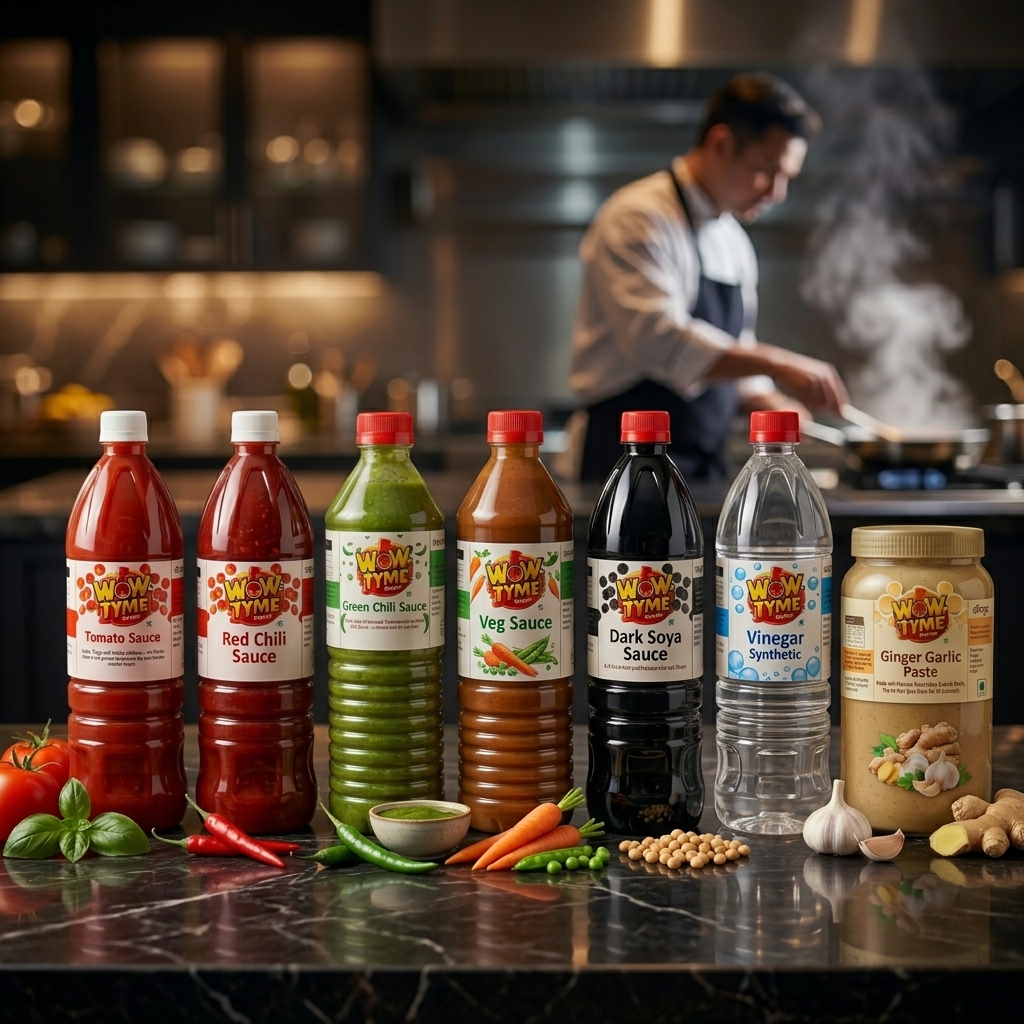 WOWTYME — Premium kitchen with WOWTYME sauces and fresh ingredients