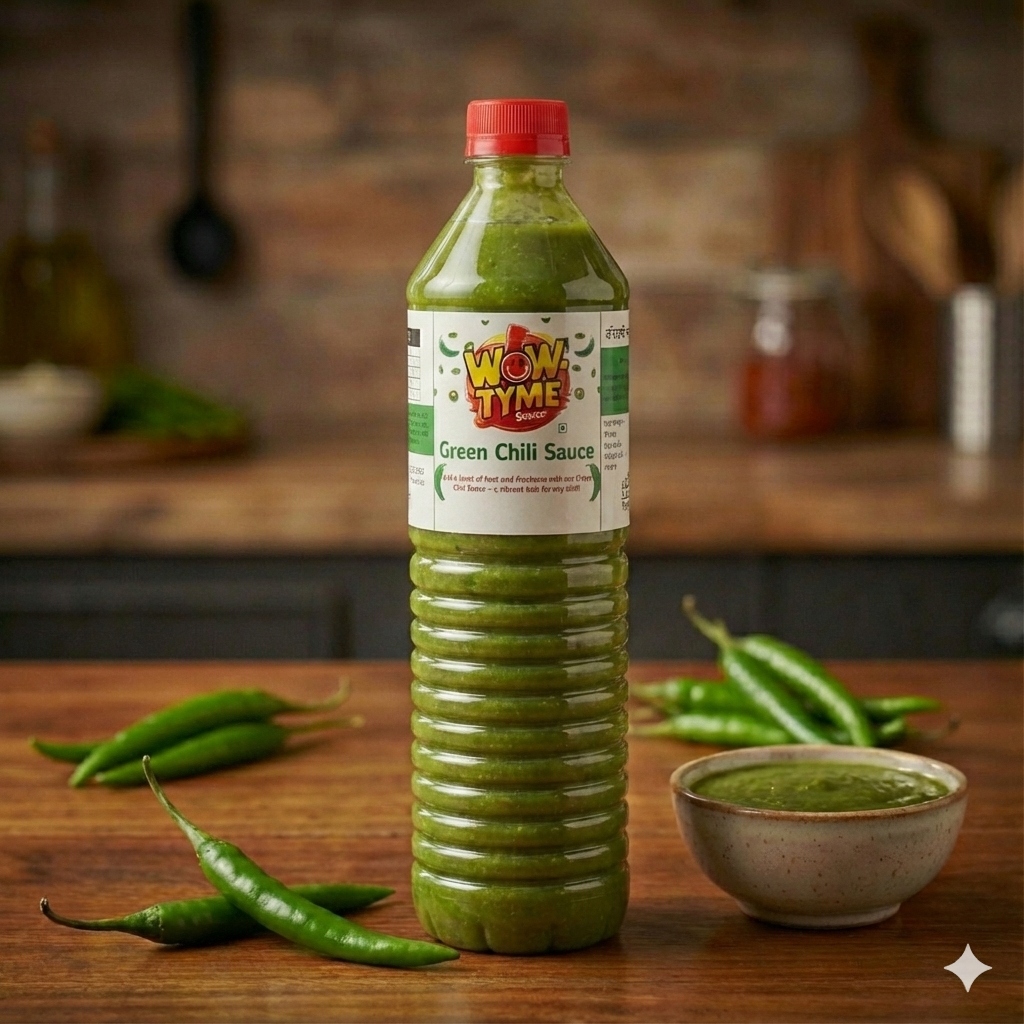 WOWTYME Green Chilli Sauce